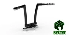 KST Kustom Pathfinder 12" Black Vanguard Handlebars Bars Harley Batwing FLH/X