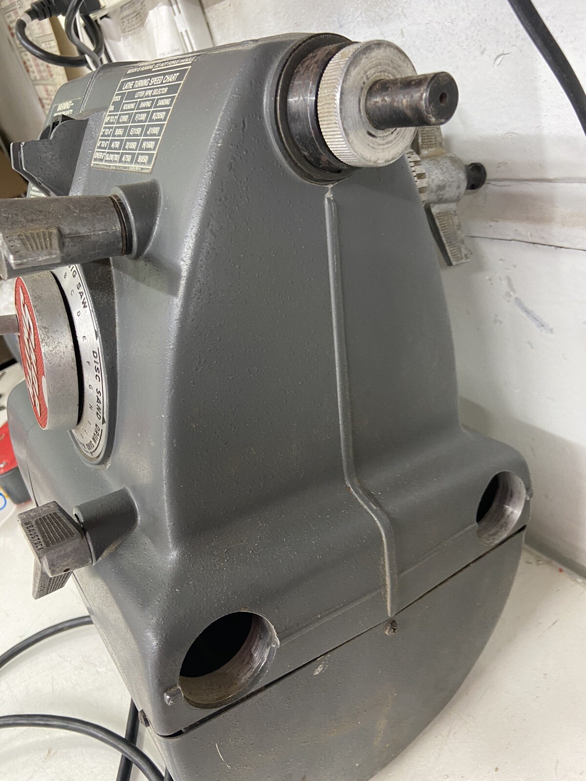 Shopsmith 510 Headstock 11/8 h.p. Motor w/Double Bearing Quill Free