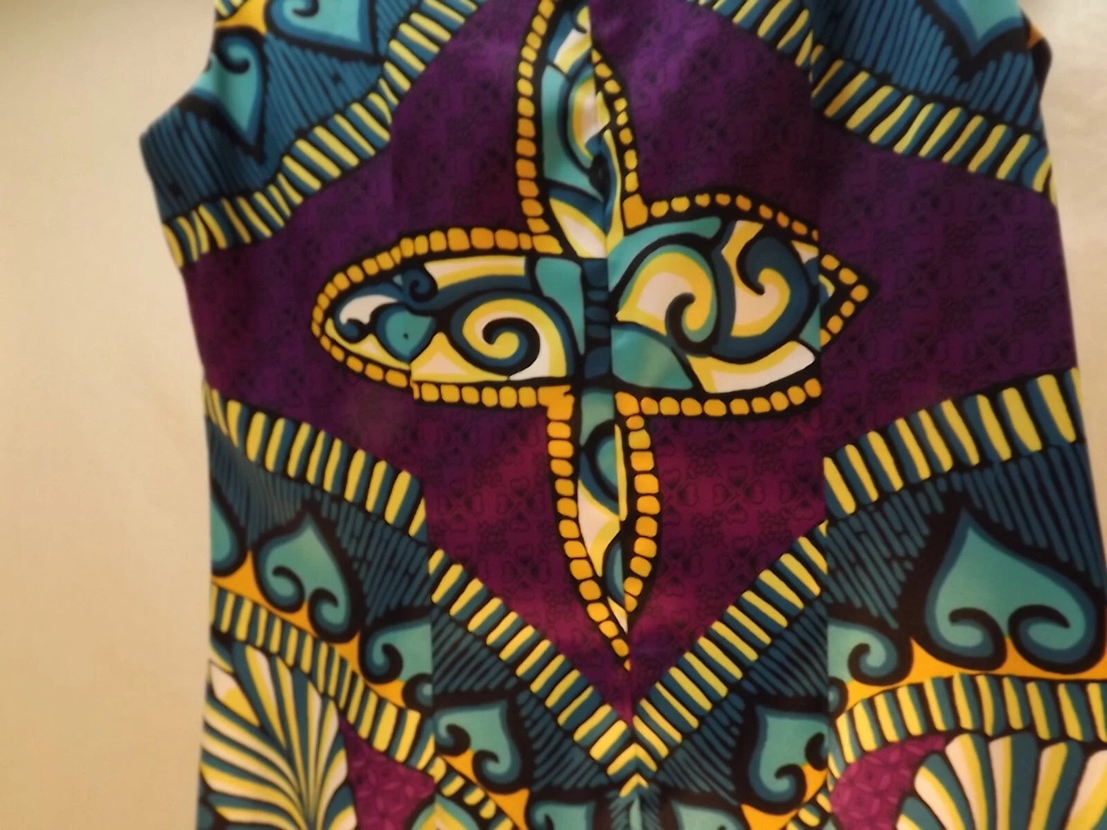 ALYX PETER MAX STYLE PRINT Wm. Espositore negozio 10 abiti hippy retro hawaiano halloween