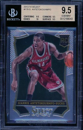 Giannis Antetokounmpo Rookie Card 2013-14 Select #178 BGS 9.5
