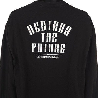 Loser Machine Company T Shirt Mens Size XL Black Destroy The Future LMC