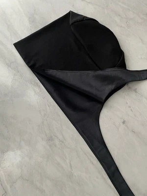 Bonnet doublé en satin sous hijab khimar jilbab extérieur en jersey - Photo 1/4