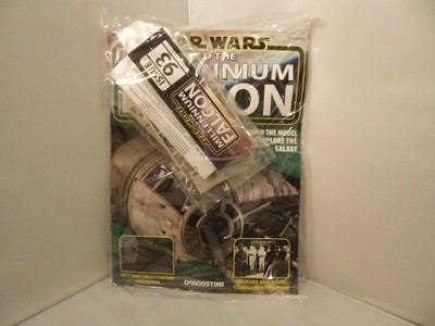DEAGOSTINI BUILD THE STAR WARS MILLENNIUM FALCON AUSGABE 93 TEIL & MAGAZIN