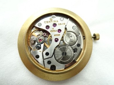 Certina 17 jewels 40mm  Vintage Manual cal 28-10 voll  Funktion working (Z183)