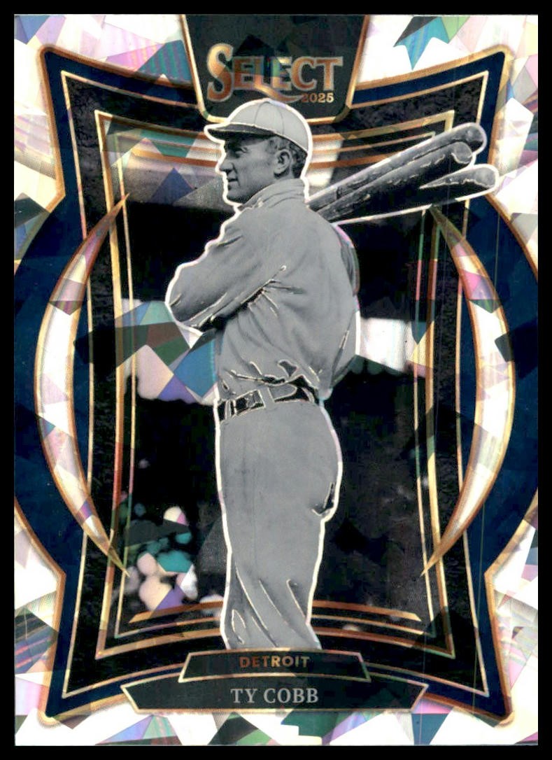 2025 Panini Select Ty Cobb Ice Prizms #32