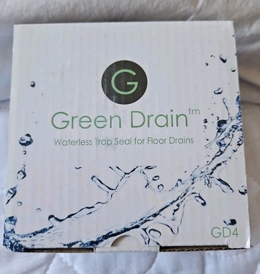 New Green Drain GD4 Floor Drain Trap Seal 4''