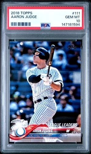 AARON JUDGE 2018 Topps #111 PSA 10 GEM MT
