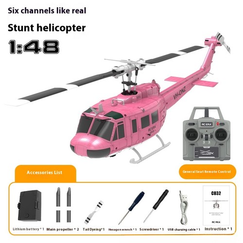 A six-way aerobatic drone model of a remote-controlled helicopter, Huey UH-1 - Picture 6 of 8