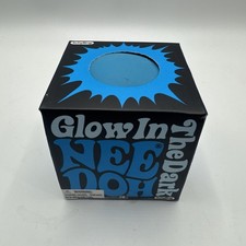 Nee Doh - Glow in the Dark Squishy Toy - Blue