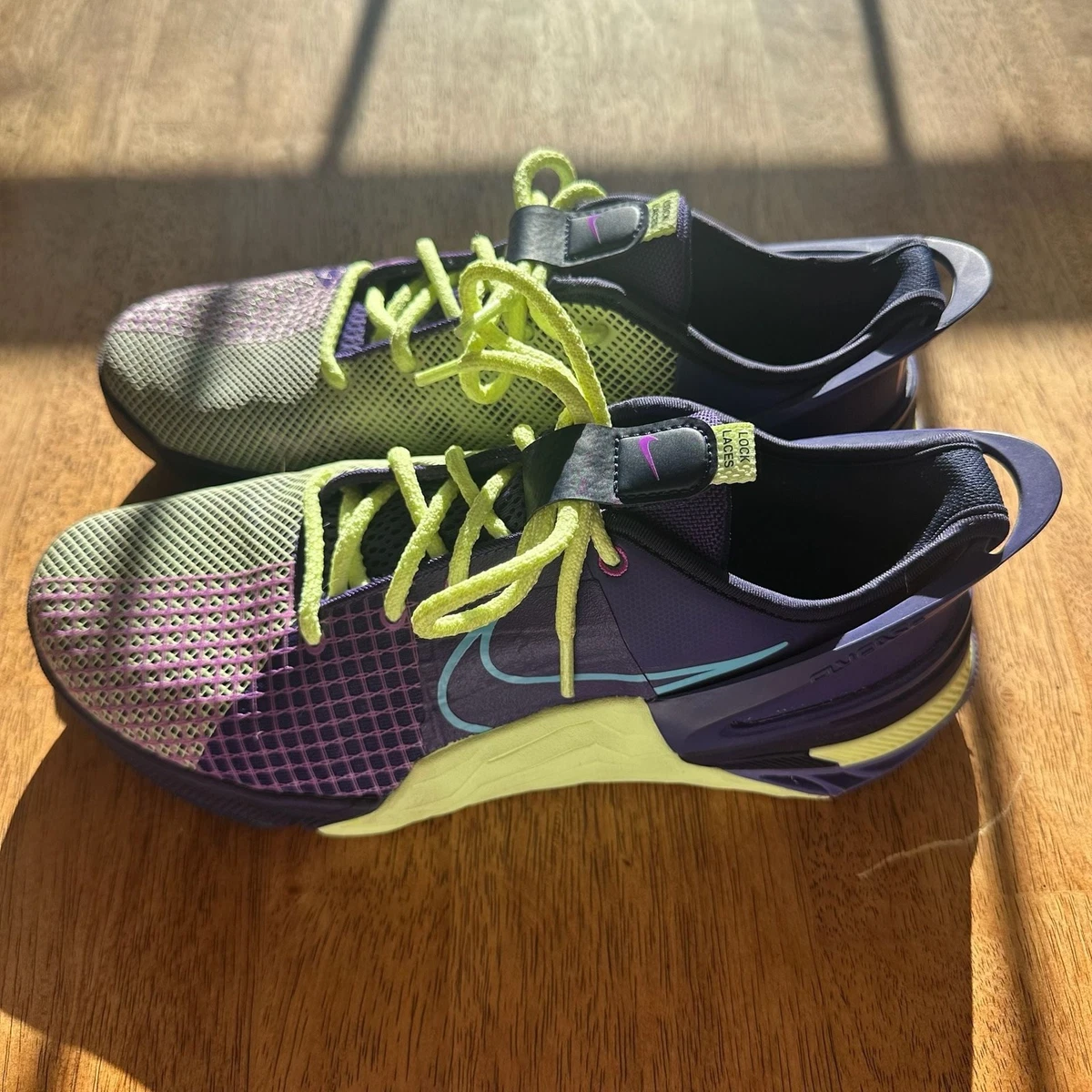 Nike Metcon 8 FlyEase AMP in the Court Purple Barely Volt Size 9.5 FD0457-500 Nike Metcon 8 Flyease AMP - Men main image 2