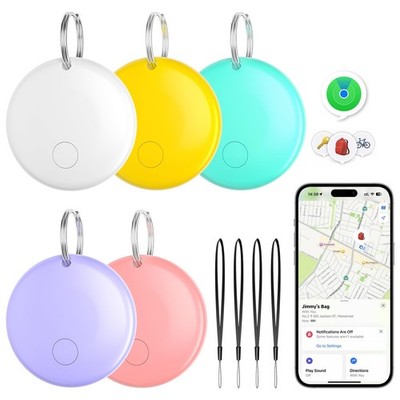 JTD Air Tracker Tags 5 Pack for Find My, 2026 Upgraded with IP68 Waterproof I...