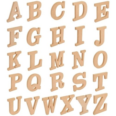 DIY Paintable Wooden Letters - Creative Alphabet Wall Decor