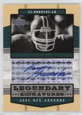 2004 NFL Legends Legendary Signatures Randy Gradishar (Blue Ink) Auto HOF 7xr