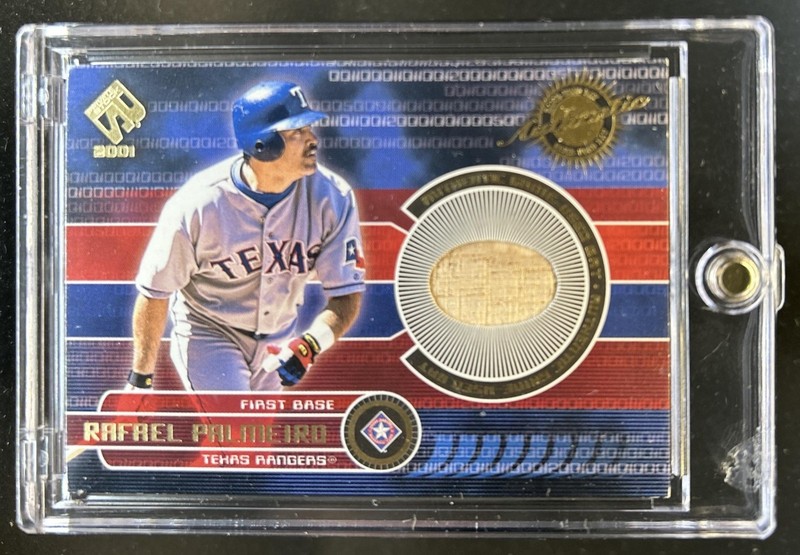 2001 Pacific Private Stock Rafael Palmeiro Game Used Gear #175 Rangers