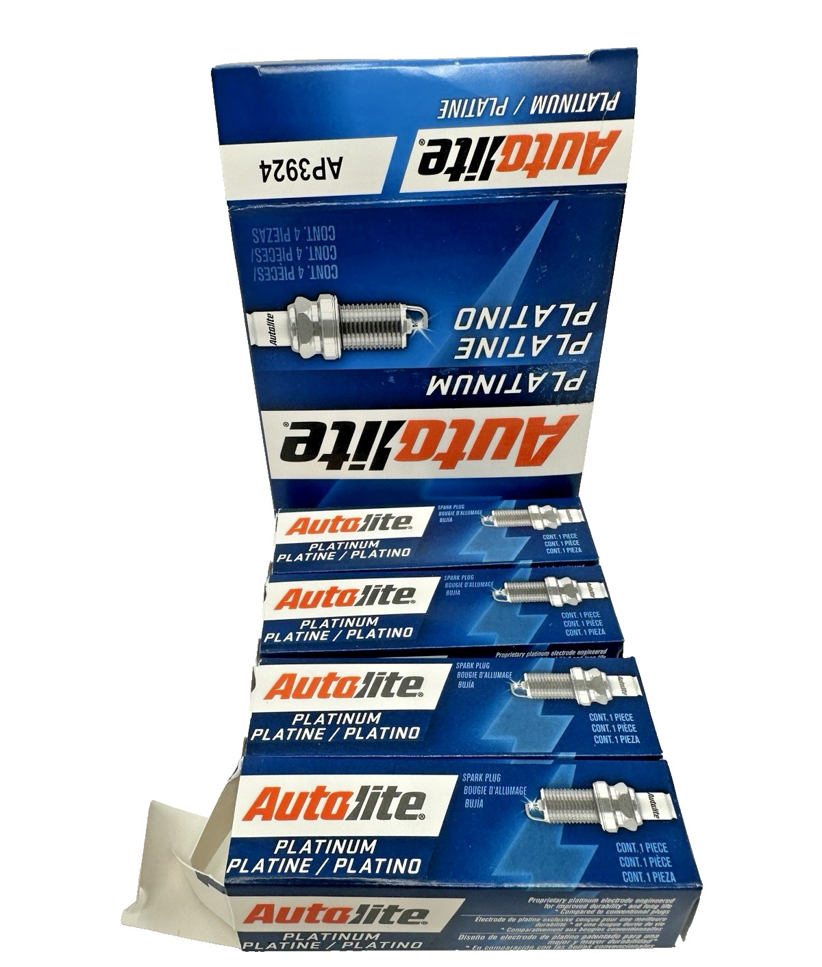 4 Pack Autolite AP3924 Platinum Spark Plugs for 1997-2001 Acura Integra Type R 