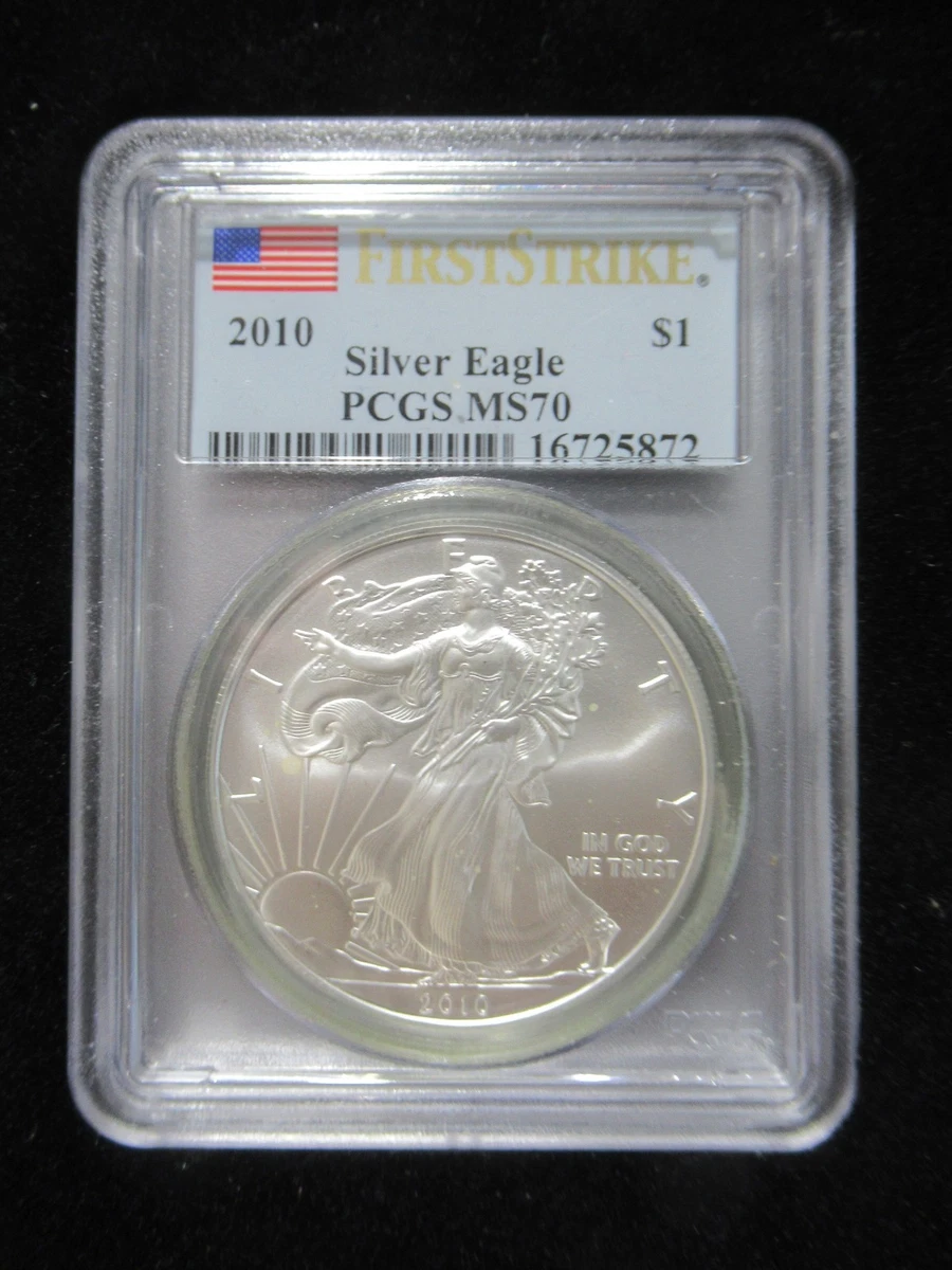 American Eagle MS 70 Graded 2010 Silver Bullion Coins for sale | eBay