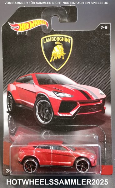 "Hot Wheels Lamborghini \"Urus\" Farbe Rot DWF29-JL11 Ovp UngeÖFfnet Ansehen!"-image