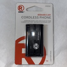 RadioShack 2302542 3.6V/830mAh NiMH Phone Battery Panasonic HHR-P104A 230-2542