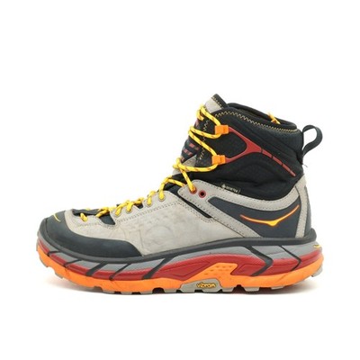 Hoka One Herren Tor Ultra Hi Stiefel Beige Orange High-Top Wanderschuhe EU 40