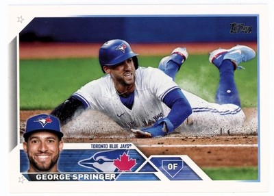 2023 Topps Series 2 George Springer Toronto Blue Jays #414