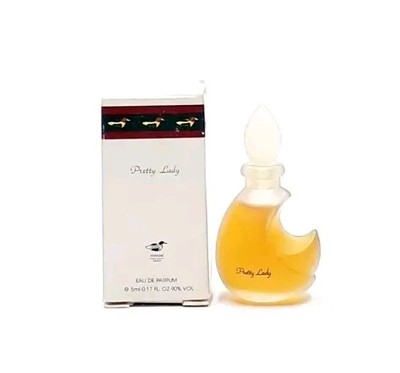 Vintage Fortune Duck Pretty Lady Miniature 0.17 oz Eau de Parfum Splash