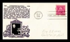 DR JIM STAMPS US COVER WILLIAM ALLEN WHITE FDC SCOTT 960 CROSBY PHOTO CACHET