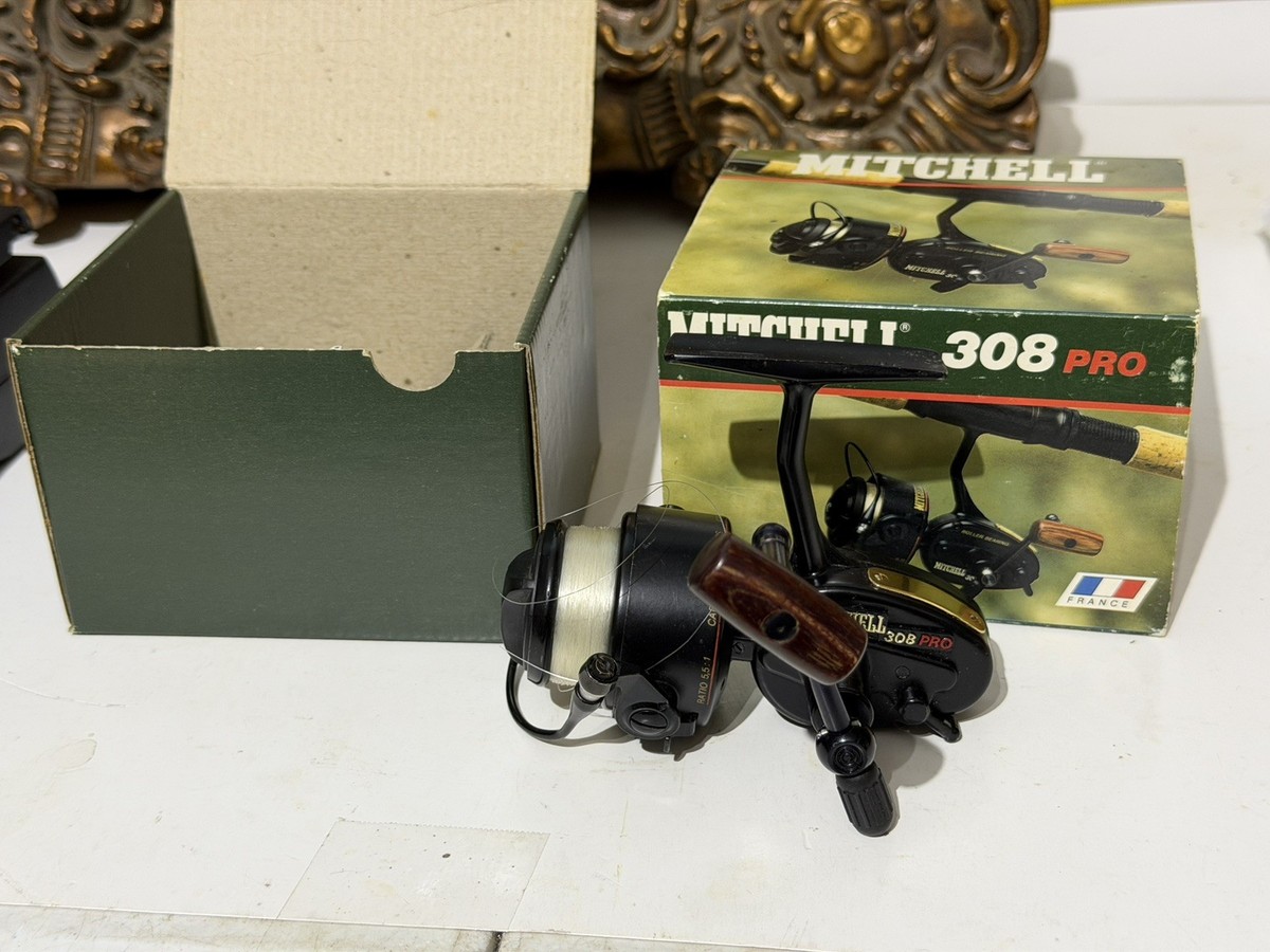 Vintage Ultra Lite Mitchell 308 Pro Fishing Reel. Made in France