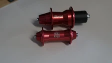 Vintage Ringle Super Bubba/ 439 Hubs 28 Front/ 32 Rear 135 Anodized Red