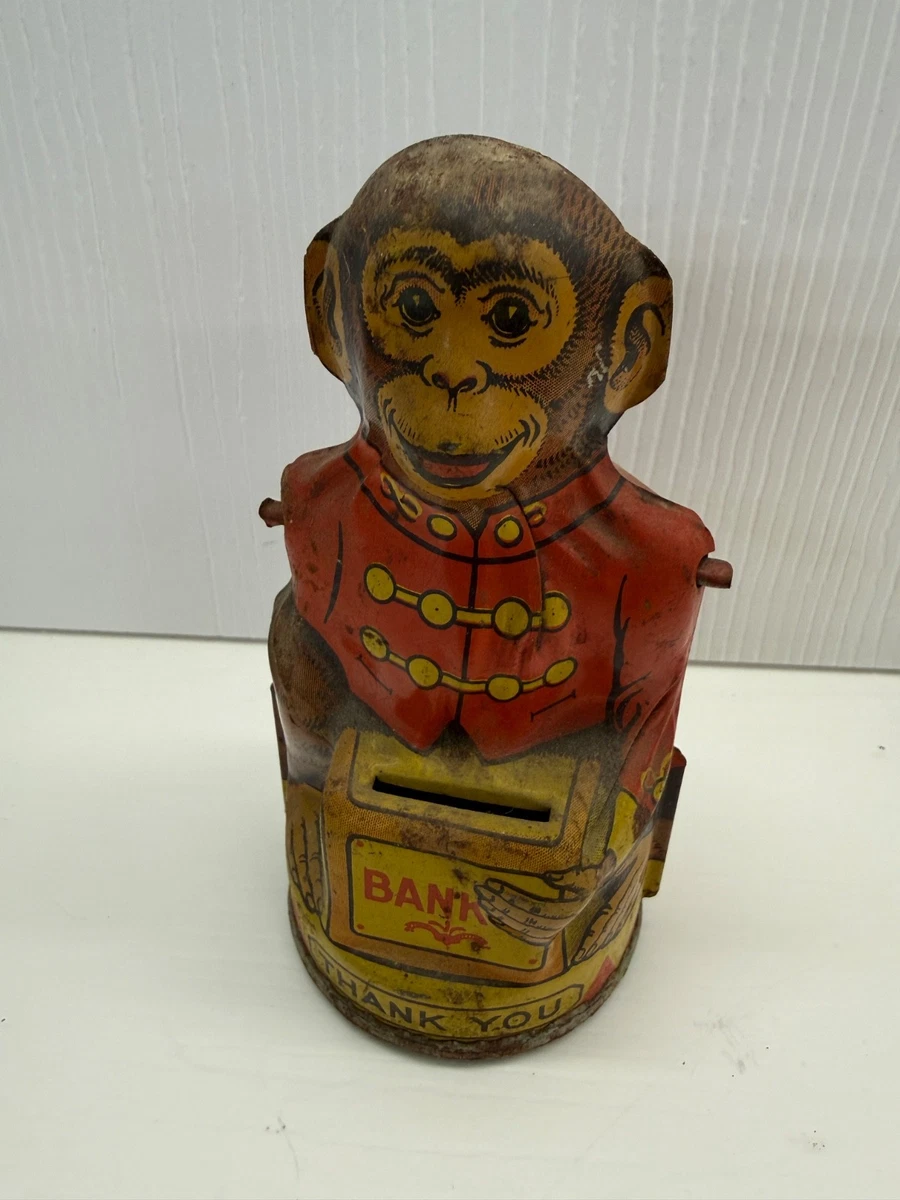 アンティーク ヴィンテージ ジョリーバンク メカニカルバンク ペニー