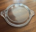 Vintage Pyrex Lid 27-470-C Cinderella Handle Casserole Lid Clear Glass USA Made