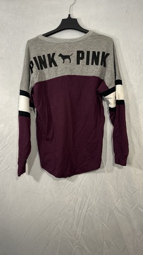 Suéter Victorias Secret Rosa Mujer Talla SP Cordón Cuello en V Rojo Oscuro - Imagen 9 de 11
