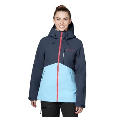 Flylow Billie Coat Blue Night Alpine Jacket Full Zip Hooded Women's Small $430