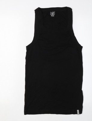 Schwarzes Tanktop von Jockey, Unisex Erwachsene L, Basic Style