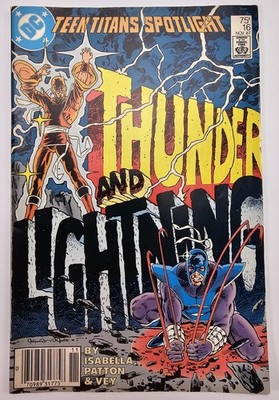 Vintage Teen Titans Spotlight #16 Thunder and Lightning DC Comics 1987 Nov