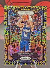 JOSE ALVARADO 2023-24 Panini Prizm King Snake SSP Pelicans #244