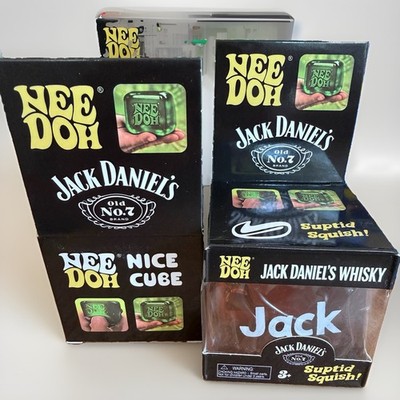 Nee Doh Nice Cube Jack Daniel's, Squeeze Stress Reliever