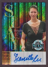 2025 Leaf Metal Women Of Sport Slay Jeanette Lee Tie-Dye Shimmer Auto 2/3 Pool
