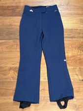Vintage FERA Wool Ski Pants Women  s Size 6 tag Says 10 Navy Blue Stirrups