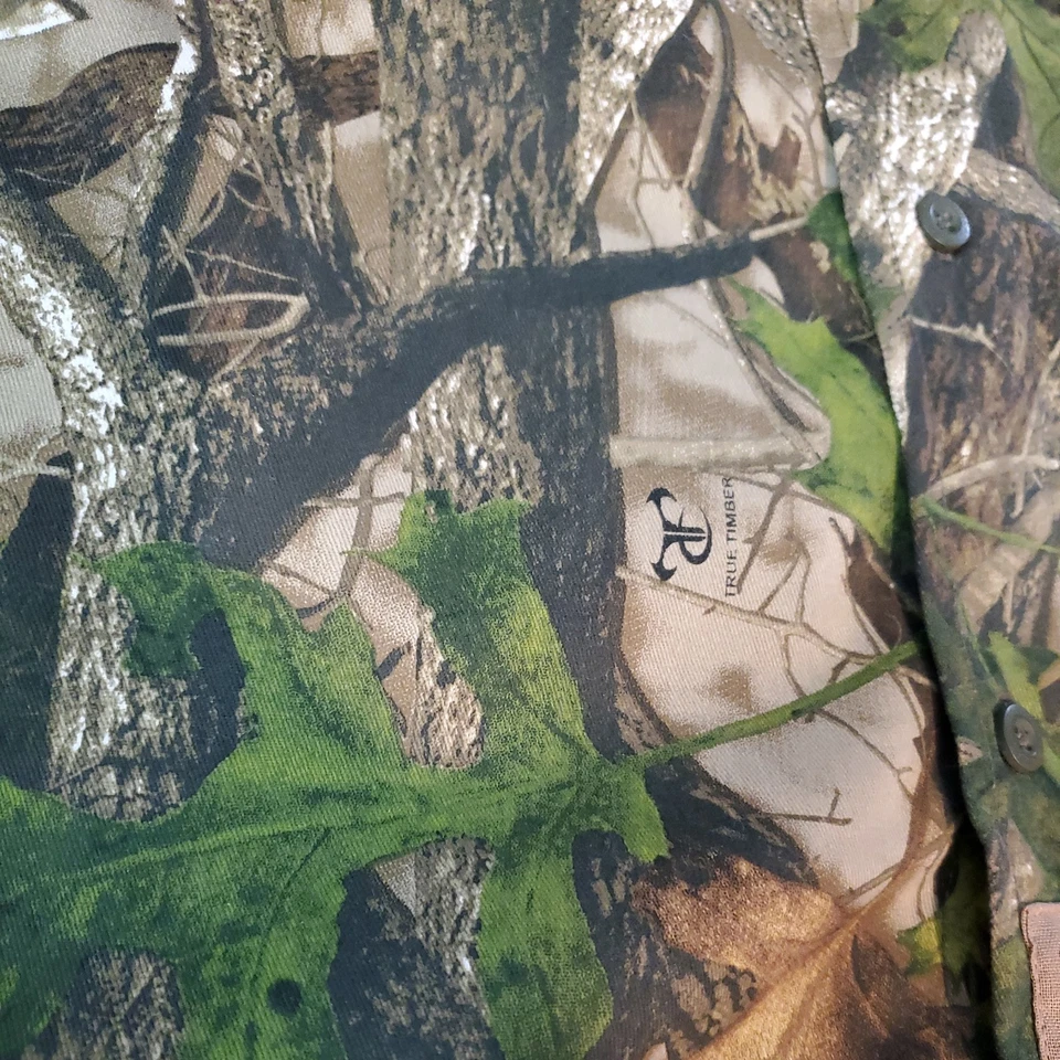 NEW RedHead Silent Hide Hunting Shirt Mens 2XL Camo True Timber NWT T3 - Image 3 of 4