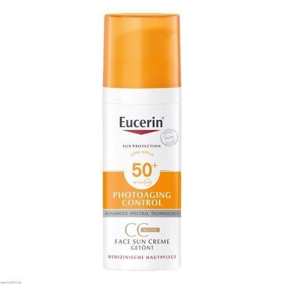 EUCERIN Sun CC Creme getönt mittel LSF 50+ 50 ml