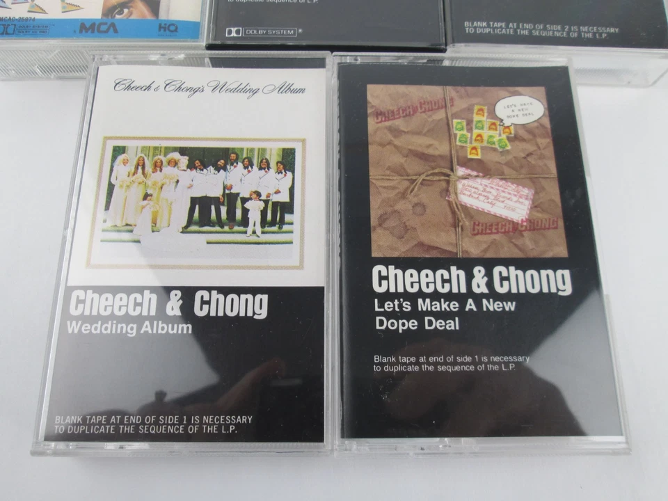 Lot Of 5 Vintage Cassettes Comedy Tapes Cheech And Chong Greatest Hits Wedding Foto 2 de 4