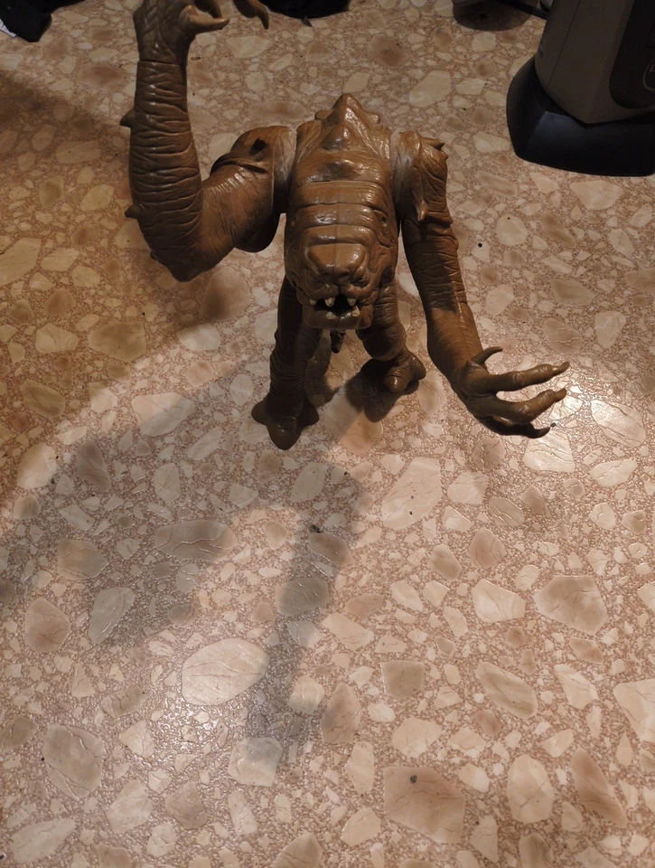 VINTAGE Star Wars ORIGINAL RANCOR MONSTER Excelente Estado Boca Funciona Video Foto 3 de 4