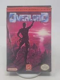 Overlord Nintendo NES Game Complete CIB, With Manual And Poster. Tested 