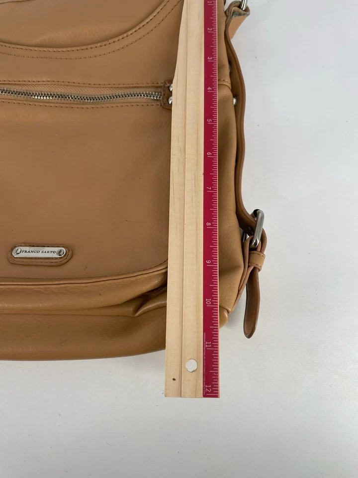 Franco Sarto натуральной кожи коричневый желтовато-коричневый через плечо/наплечная сумка - Изображение 3 из 4