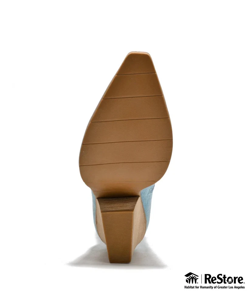 Botín vaquero occidental Cape Robbin Annetta - Denim talla 10 Foto 3 de 4