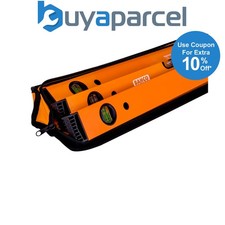 Bahco 416 3 Piece Spirit Level Set 600mm 1200m 1800mm with Level Bag 416-SET-1