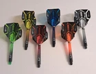 DATADART ARGON FADE DART STEMS AND HEX FLIGHTS COMBO