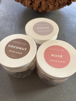 HARPER + ARI Exfoliating sugar cubes 18 Piece LUXE COLLECTION rose coconut dream