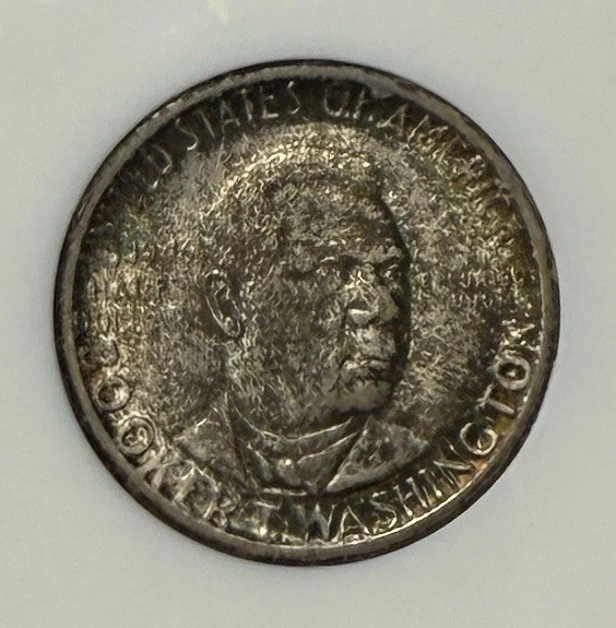 1946-D Booker T Washington 50C NGC MS 65 Old Fatty Holder Beautiful Color! - Image 2 of 3