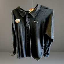 Rasco Flame Resistant Navy Shirt with Mike Embroidered On Front XL
